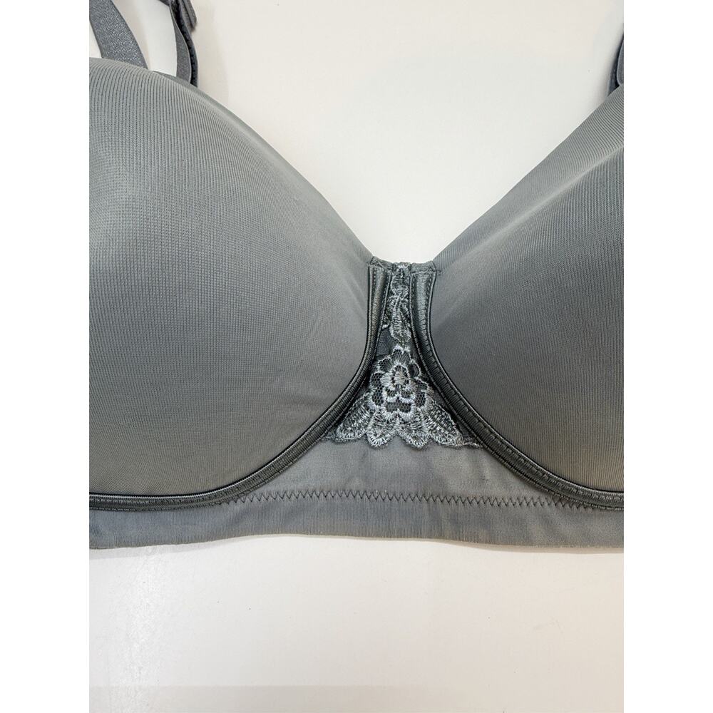 Vanity Fair Womens Bra Size 42C Backs Blue Wireless Adjustable Bra 71330 - Picture 2 of 9